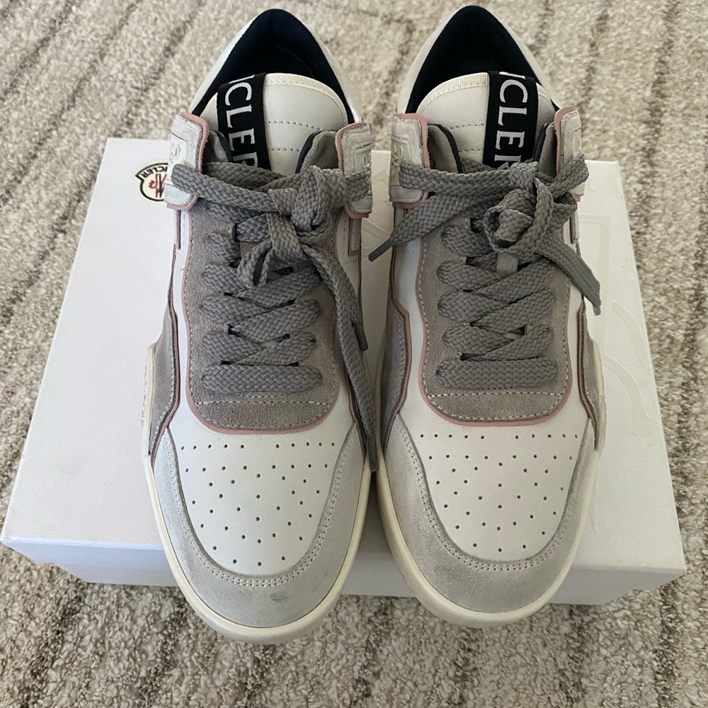 Moncler Gray and White Casual Sneakers size 39 - Picture 9 of 16